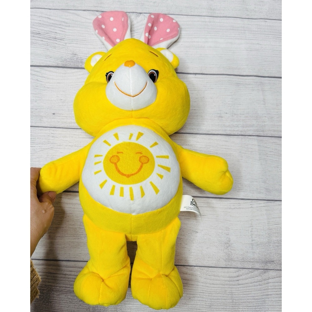 Care Bears Plush 21" Yellow FunShine Easter‎ Bunny Ears